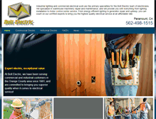 Tablet Screenshot of bolt-electric.com